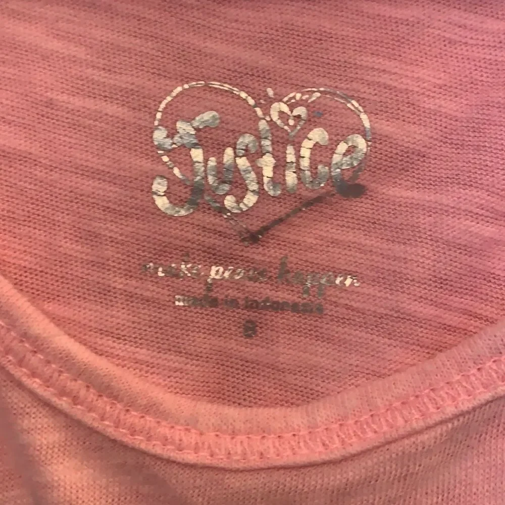 Justice Heart Hooded Long Sleeve